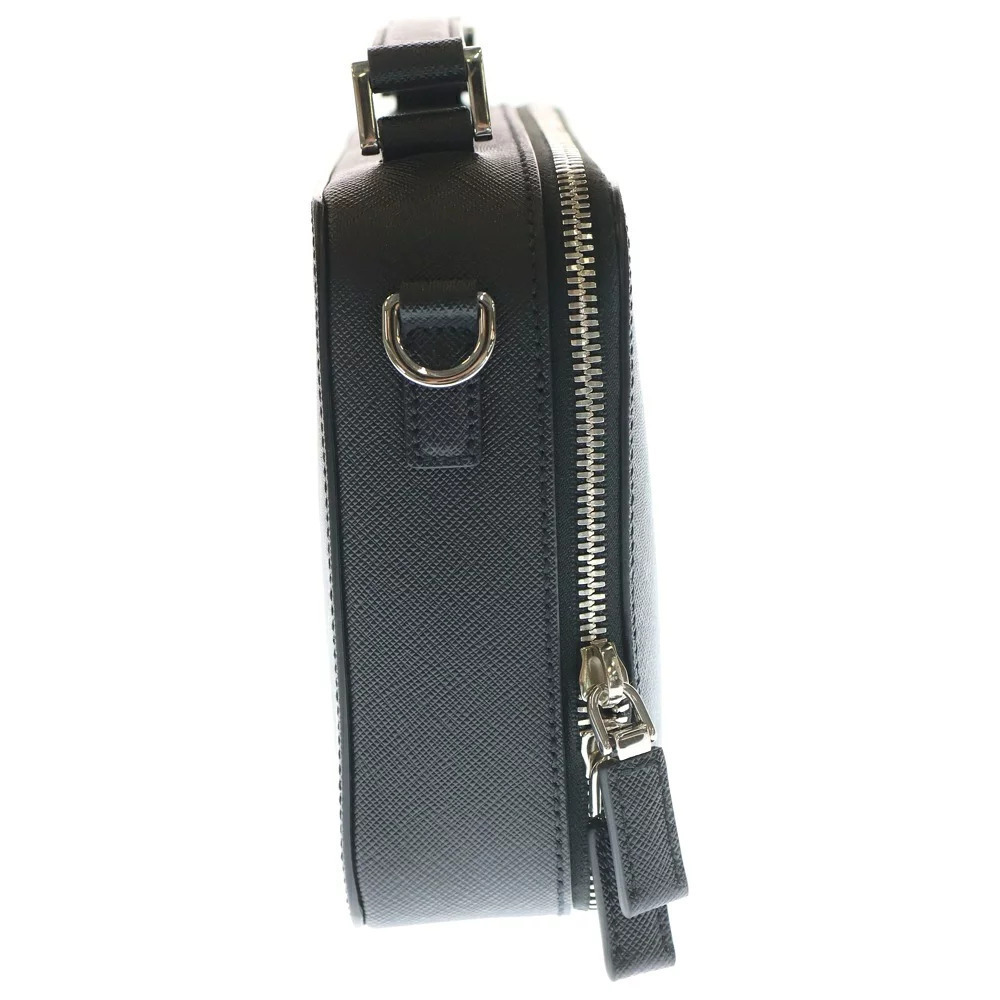 Prada Saffiano Leather Brick Black Triangle Bag Logo - Picture 3 of 6